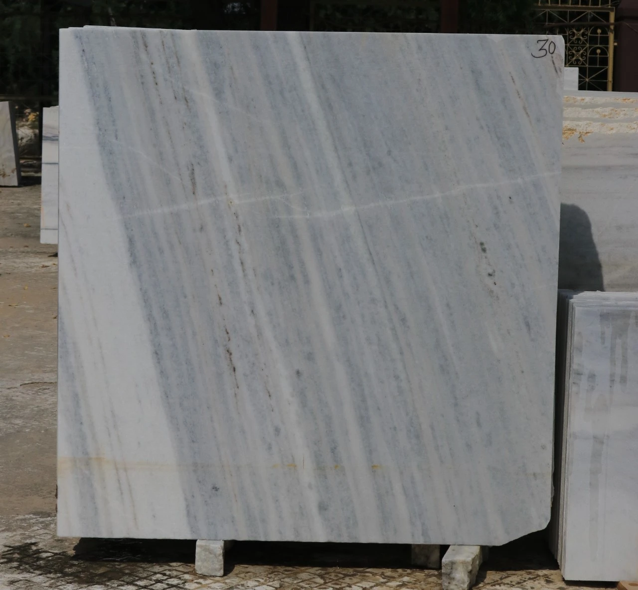 Indian Makrana Dungri Marble Slab